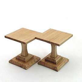 Shogi Komadai Hokkaido Stopper (Sen), 2 Size, 1 Foot Piece Stand, Made in Japan