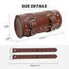 DREAMIZER Motorcycle Bag Universal Motorcycle Saddle Bags PU Leather Motorcycle
