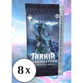 MTG - 8 x Collector Booster SAMPLE PACK - Tarkir: Dragonstorm - 8 Packs Total