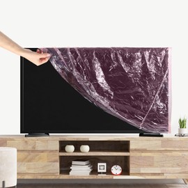 Sibosen 4 Pack Anti-Static TV Cover Fits Up to 70" x 42" Flat Screen TV Protector for Moving Flat Screen TV Protection During House Moving,Home Renovation, or Storing (Pink)