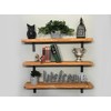 Rustic Farmhouse Wooden Floating Shelves - Wall Decor for Home