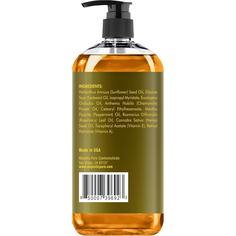 Eucalyptus Mint Massage Oil | 8 fl oz