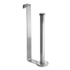 iDesign Classico Portarotoli da Serbatoio, Metallo, Argento, 19.75x16.5x61.75 cm