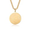 Susook Basketball Number Necklace for Men Gold Stainless Steel Basketball