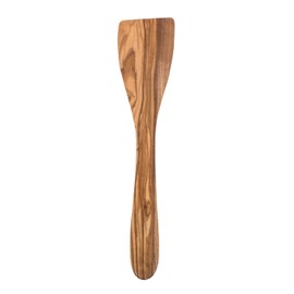 High-Quality Cooking Spoon Set of 3 Olive Wood Round with Corner and Spatula (Set of 3)