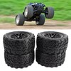 Pilipane 12 mm Hex, 4 Pieces RC Tyres, Off-Road Short