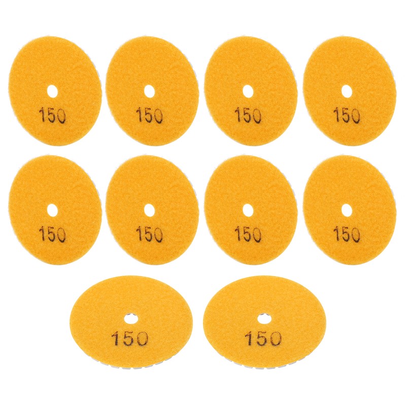 10Pcs 3in Sanding Discs Pads Buffing Polishing Diamond Marble Concrete