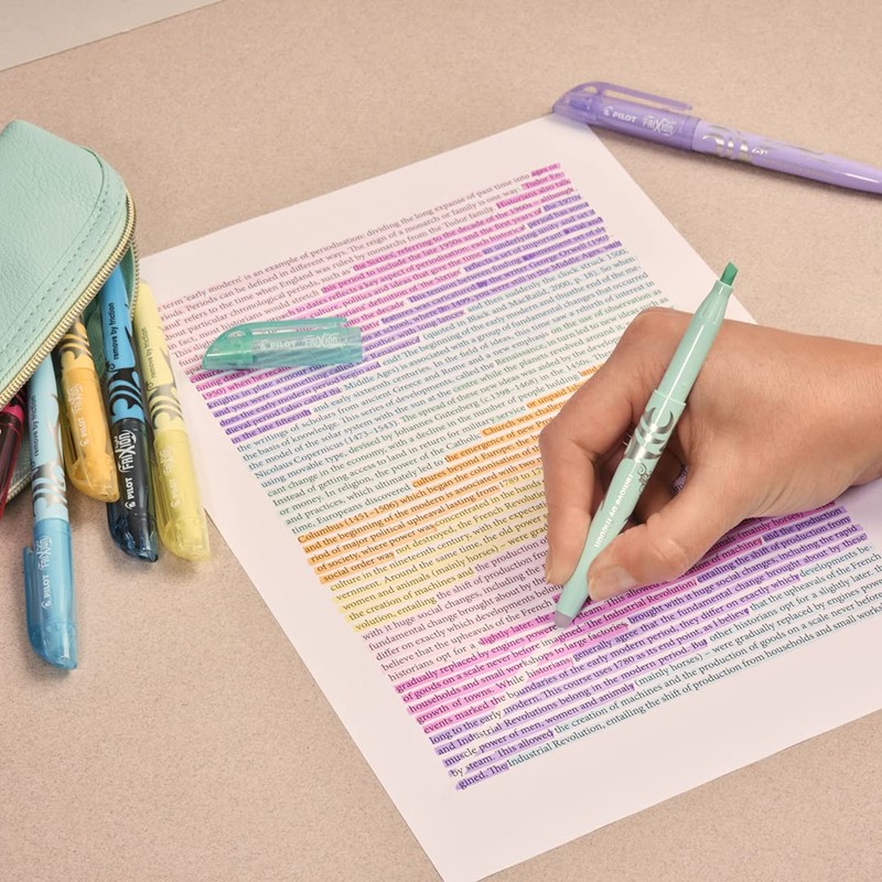 Pilot Frixion Light Erasable Highlighter - Yellow, Pack of 12