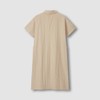 JAJU [JAJU] Women's Cotton Short Sleeve Dress_Beige