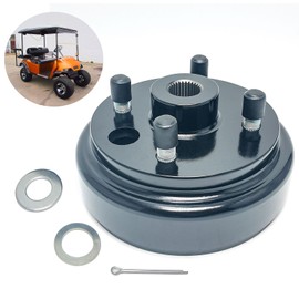 Golf Cart Brake Drum Assembly Kit with 30 Splines for 1991-up E-Z-G-O TXT Medalist 4 Cycle Gas Replaces 21807G1-1 Pack