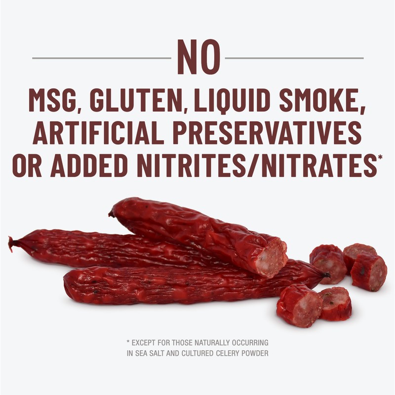 Duke's Pork Hatch Green Chile Smoked Shorty Sausages, 7g Protein