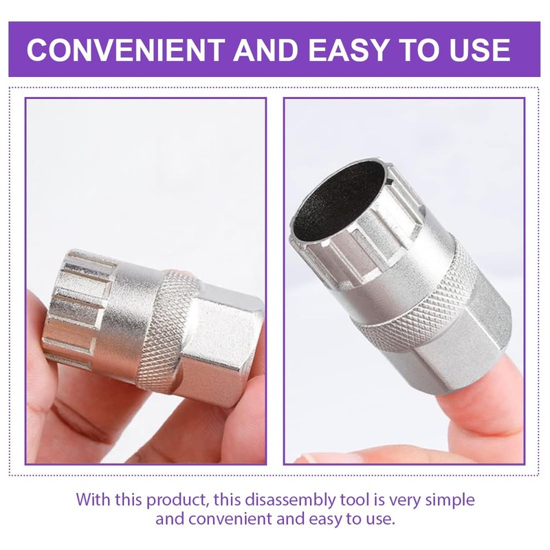 PYRUVAE Cassette & Sprocket Removal Tool Compatible with Shimano, Sunrace