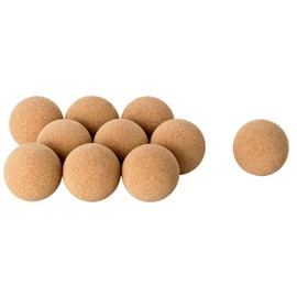Cork Ball Cork Ball | 100% Natural | Ecological & Vegan | From Sustainable Harvest | Cork Ball for Craft Supplies & Decoration | Various Sizes (80 mm)