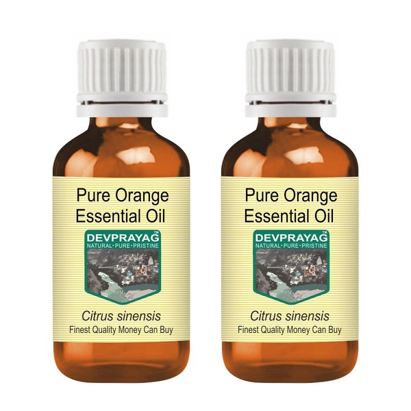DEVPRAYAG Devprayag Pure Orange Essential Oil (Citrus sinensis) Steam Distilled