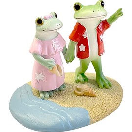 Kopo Summer Wave Couple, Approx. 2.4 x 2.0 x 2.0 inches (6.1 x 5 x 5 cm)