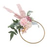 Artificial Succulents Wreath Iron Foam Greenery Wreath Portable Bridal Wreath