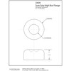 Westbrass R409-26 1-1/2" OD Opening x 3" OD Exterior Diameter