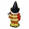 Dwarf Old Man Statue Black Hat Fireman Resin Sculptures Old