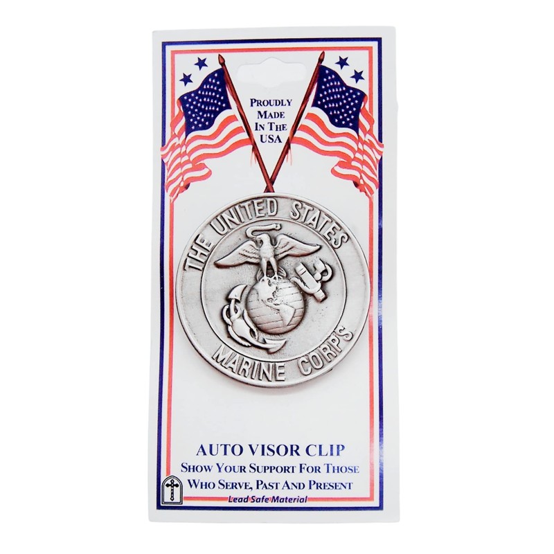 Classic Medallics United States Marine Corps Visor Clip, Automotive Accessory,