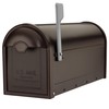 ARCHITECTURAL MAILBOXES Architectural Mailboxes 8830RZ-10 Winston Post Mount Mailbox, Rubbed