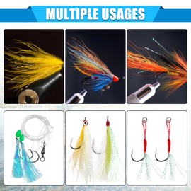 Fly Tying Materials 10 Colors Crystal Flash Flashabou Tinsels Flash Flies Fly Fishing Line Dry Flies Jig Tying Fishing Lure Making Supplies