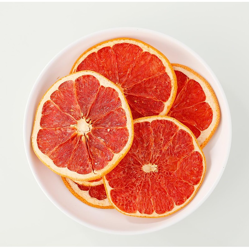 Premium Dried Grapefruit Slices 3.5 Oz/100g,Dehydrated Grapefruit,100% Natural,No Additives &