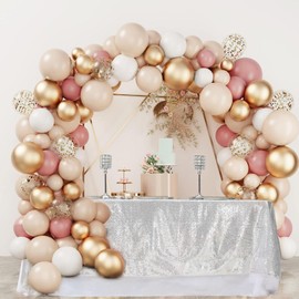 Eternal Beauty Sequin Tablecloth Silver 127x183cm Glitter Table Cloth Party Sparkle Tablecloth Christmas Table Cloth Table Decoration for Party Birthday Wedding Christmas New Year