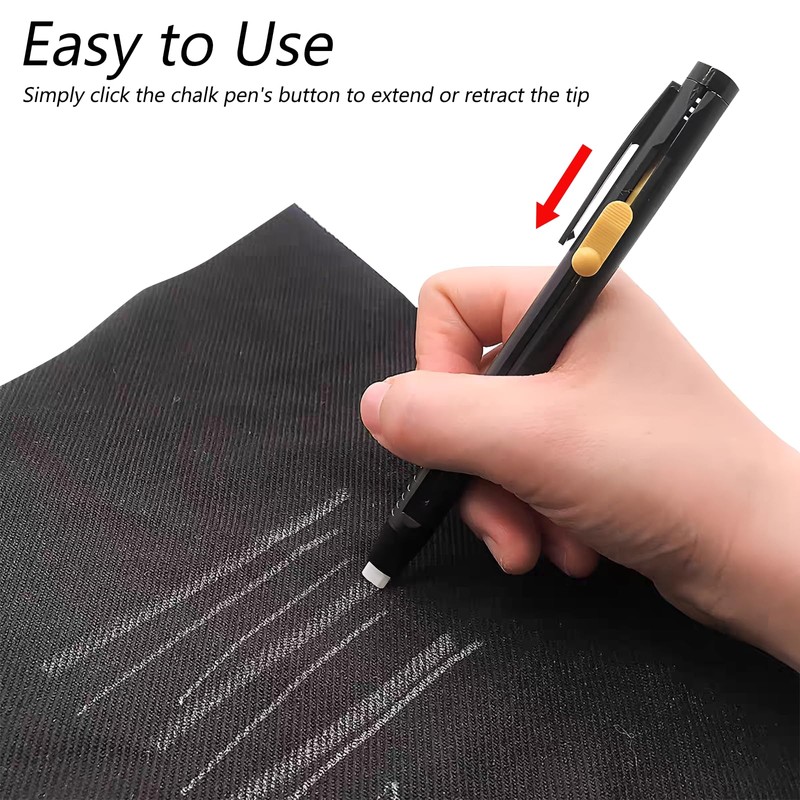 Heat Erasable Pens for Fabric –Fabric Markers For Sewing, Retractable