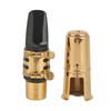 Alto Sax Mouthpiece Kit with Cap Ligature Metal Brass Saxophone