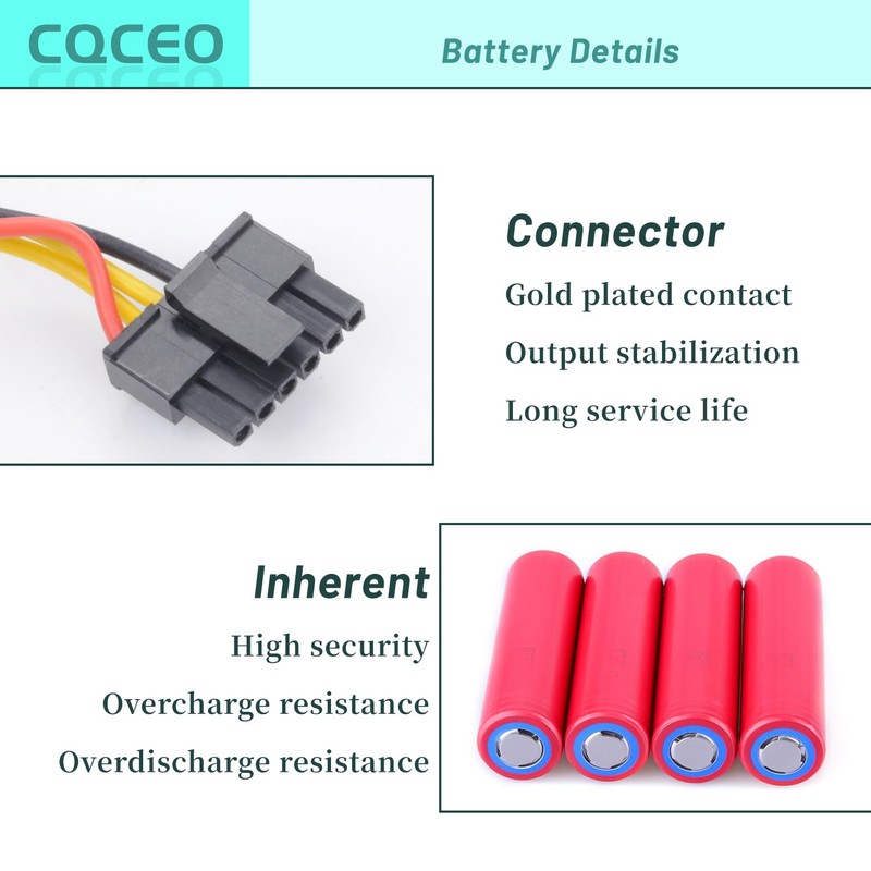 CQCEO 70e 4500mAh Vacuum Cleaner Battery for Neato Botvac D