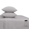 Sleepdown 100% Cotton 160 GSM Flannel Sheet Set - Frost
