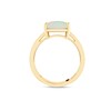 GEMVIO Collection 8MM Princess Cut Natural White Opal Gemstone &