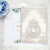 JOACHUUY 20PCS Princess Carriage quinceanera invitations,15 year,sweet 16 invitations,1 birthday