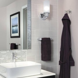 Ganchos de Pared de Acero Inoxidable, Juego de 6 Piezas para Instalación Fija y Permanente, Soporte Ideal para Toallas, Abrigos y Albornoces en Baño, Cocina o Dormitorio (Plateado)