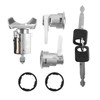 Ignition Switch Lock 2 Pcs Door Locks Cylinder with Keys