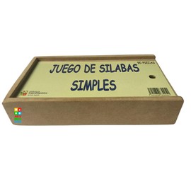 Silabas Simples Material Lectoescritura de Madera, Material Didáctico para Niños, Montessori Preescolar, Caja Educativa, 90 piezas                    