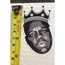 Sticker Dynasty Notorious Big Vinyl Sticker Crown Biggie Smalls