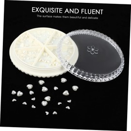 BIUDECO Heart Nail Art Studs Manicure Decor DIY Charms Unique Nail Ornaments for Special Occasions