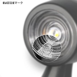 Evermotor Motorcycle LED Turn Signal Cannonball Shape Small 12V Black Case High Intensity Direction Indicator Round Waterproof EU Certification E Mark (4 Pieces)