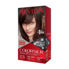 Revlon Colorsilk Beautiful Color, Permanent Hair Dye with Keratin, 100% Gray ...