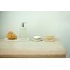 soil Diatomaceous Earth Soap Dish Square White