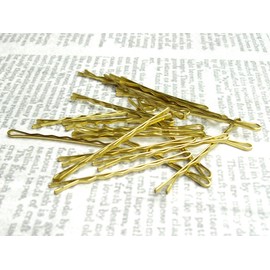 [Made in Japan] American Pin Gold Hairpin 10 Pcs as Set of 3 Long