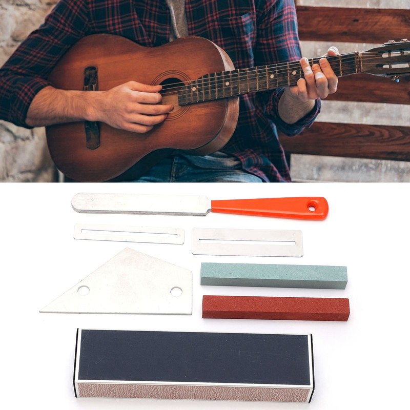 Guitar Luthier Tool Kit Professional Repair Accessories for Cleaning Polishing