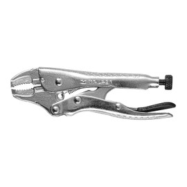 Truper PPT-4C, Pinza de presión 4", mordaza curva, acero al cromo