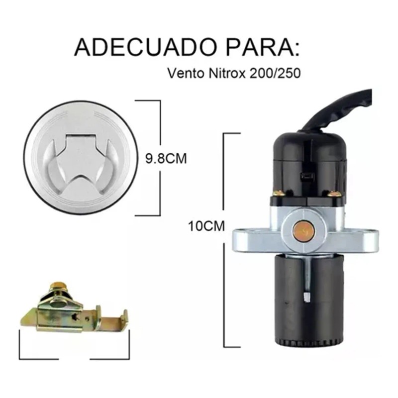 Switch De Ignicion Completo Para Italika 125z Wf04020105
