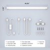 Modlicht Plug in Light Fixture, 4FT Linkable 5000K Plug-in Ceiling