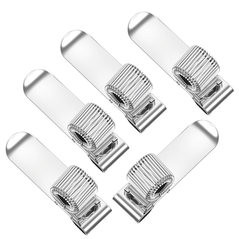 YBEATY 5 Pcs Metal Pen Holder Adjustable Single Spring Loop
