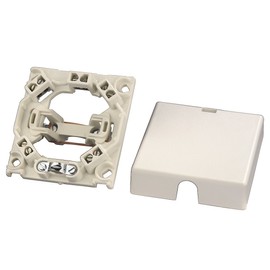 Xavax Cooker Outlet Socket for Surface and Flush Mounting, White