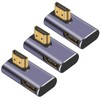 Danfetsoy HDMI 2.1 90 Dgree Adapter Low Profile, Vertical 90