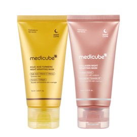 MEDICUBE [MEDICUBE]Viral Glass Glow Overnight Wrapping Mask Duo